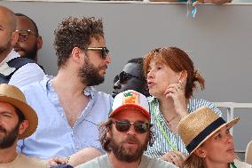 Roland Garros 2023 - Celebrities In The Stands - Day 13 NB