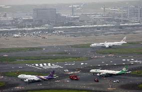 Plane contact at Tokyo's Haneda airport