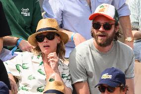 French Open - Anne Marivin At The Stands