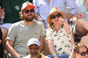 French Open - Anne Marivin At The Stands