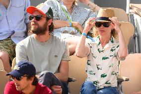 French Open - Anne Marivin At The Stands