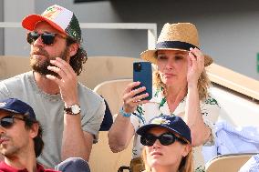 French Open - Anne Marivin At The Stands