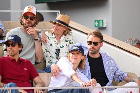 French Open - Anne Marivin At The Stands