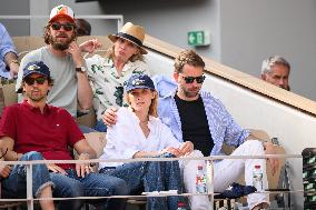 French Open - Anne Marivin At The Stands