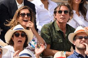 French Open - Anne-Claire Coudray At The Stands