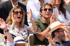 French Open - Anne-Claire Coudray At The Stands