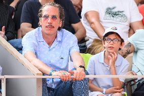 French Open - Reda Kateb At The Stands