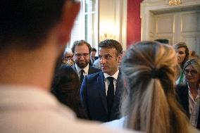 President Macron At Haute Savoie Prefecture - Annecy