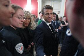 President Macron At Haute Savoie Prefecture - Annecy