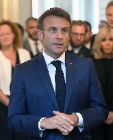 President Macron At Haute Savoie Prefecture - Annecy