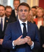 President Macron At Haute Savoie Prefecture - Annecy