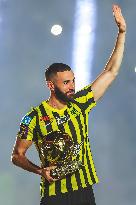 Benzema Presented to Saudi Club Al-Ittihad Fans - Jeddah