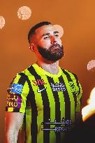 Benzema Presented to Saudi Club Al-Ittihad Fans - Jeddah