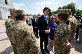 Justin Trudeau Visit To Ukraine - Kyiv