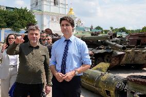 Justin Trudeau Visit To Ukraine - Kyiv