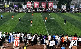 (SP)CHINA-GUIZHOU-RONGJIANG-FOOTBALL-LIFESTYLE(CN)