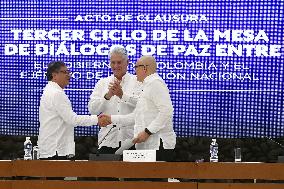 CUBA-HAVANA-COLOMBIAN GOVERNMENT-GUERRILLA GROUP-CEASEFIRE AGREEMENT