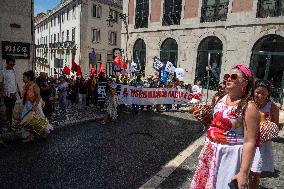 Action Of Struggle And Homage To The Victims Of Racism And Xenophobia In Portugal