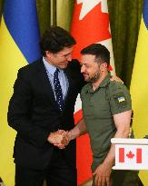 Prime Minister Of Canada Justin Trudeau Visits Ukraine