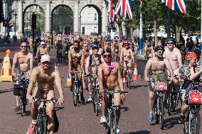 World Naked Bike Ride 2023 In London