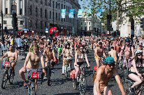 World Naked Bike Ride 2023 In London