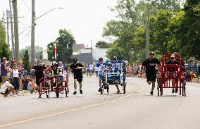 CANADA-ONTARIO-DUNNVILLE-BED RACE