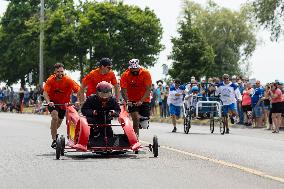 CANADA-ONTARIO-DUNNVILLE-BED RACE