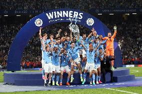 Manchester City Wins Champions League - Istanbul