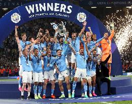 Manchester City Wins Champions League - Istanbul