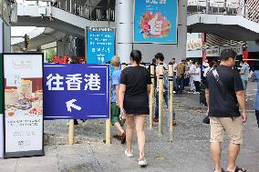 Luohu Port in Shenzhen