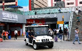 Luohu Port in Shenzhen