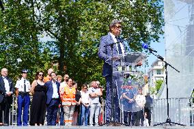 Residents Gather To Pay Tribute To The Victims Of The Attack - Annecy