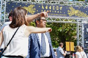 Residents Gather To Pay Tribute To The Victims Of The Attack - Annecy