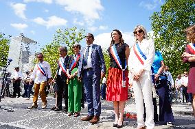 Residents Gather To Pay Tribute To The Victims Of The Attack - Annecy