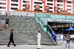 Luohu Port in Shenzhen