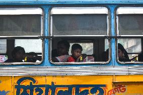 Daily Life In Kolkata, India