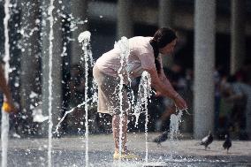 Heatwave In Cologne