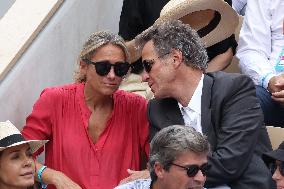 Roland Garros 2023 - Celebrities In The Stands - Day 15 NB