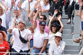 Roland Garros 2023 - Celebrities In The Stands - Day 15 NB