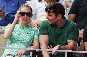Roland Garros 2023 - Celebrities In The Stands - Day 15 NB