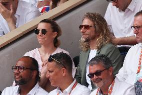 Roland Garros 2023 - Celebrities In The Stands - Day 15 NB