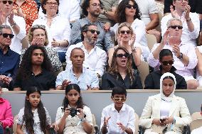 Roland Garros 2023 - Celebrities In The Stands - Day 15 NB