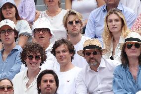 Roland Garros 2023 - Celebrities In The Stands - Day 15 NB