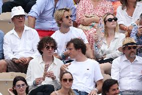 Roland Garros 2023 - Celebrities In The Stands - Day 15 NB