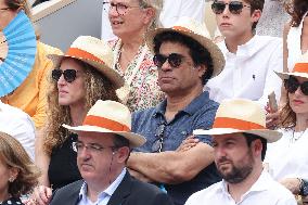 Roland Garros 2023 - Celebrities In The Stands - Day 15 NB