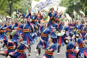 Yosakoi Soran dance festival in Sapporo
