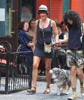 Helena Christensen Out - NYC