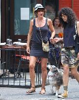 Helena Christensen Out - NYC