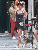 Helena Christensen Out - NYC