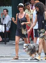 Helena Christensen Out - NYC